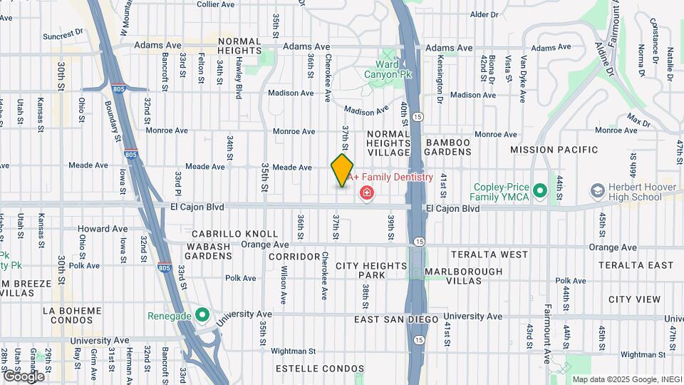 4325-4333 37th St Map and Location Details