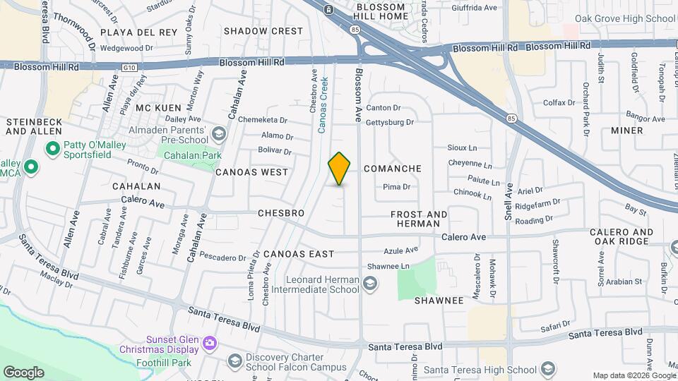 5825 Laguna Seca Way Map and Location Details