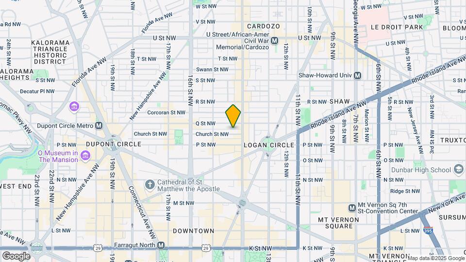 1401 Church St NW Map and Location Details