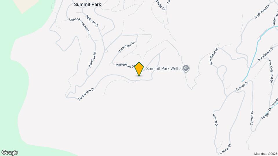 390 Matterhorn Dr Map and Location Details