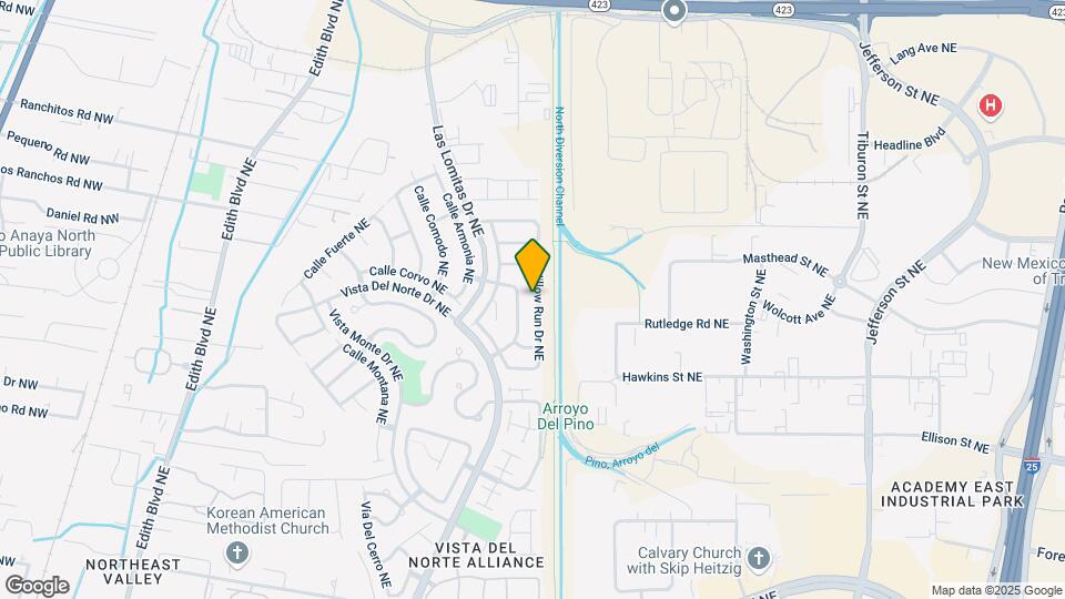 7547 Willow Run Dr NE Map and Location Details