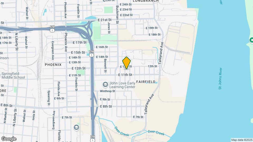 2125 Brackland St Map and Location Details