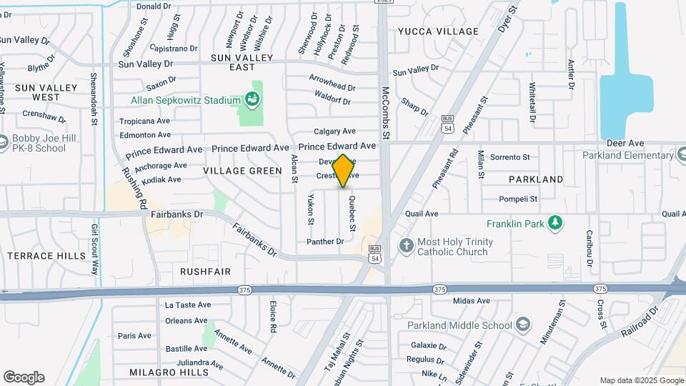 10096 Ontario Ave Mapa y Detalles de la Ubicación