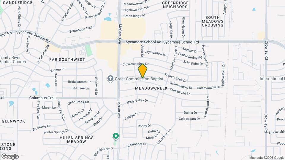 3108 Creekwood Ln Map and Location Details