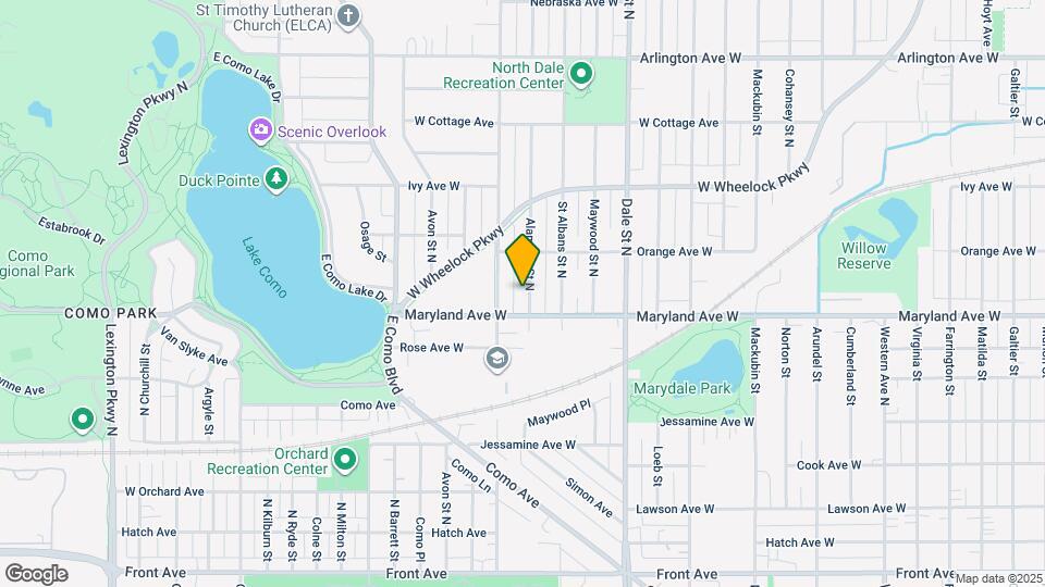 1221 Alameda St, Unit Unit B Map and Location Details