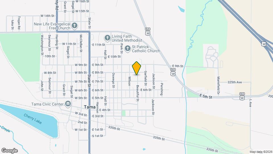 705 Beautiful St Map and Location Details