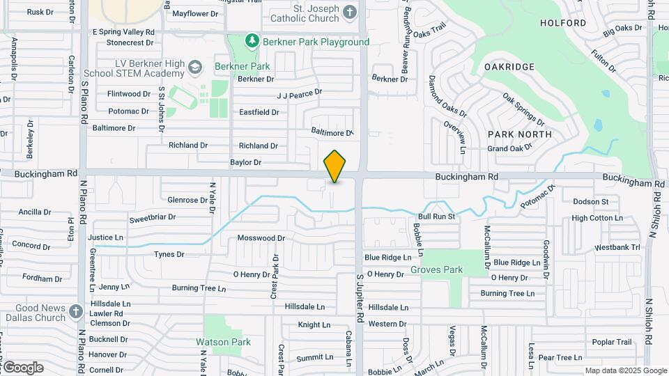 3536 W Buckingham Rd Map and Location Details