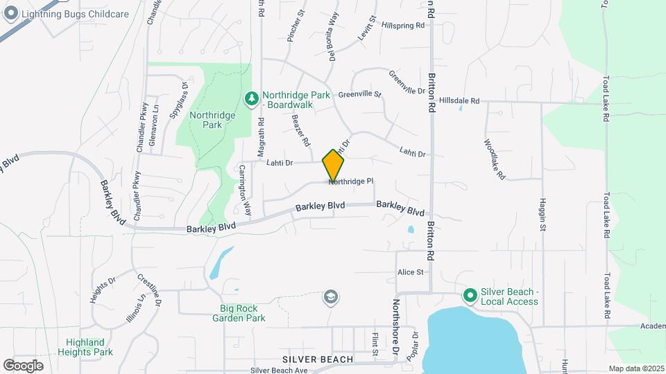 4114 Northridge Way Map and Location Details