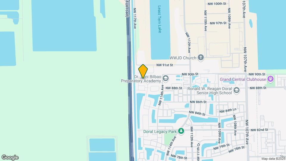 11601 NW 89th St Map and Location Details