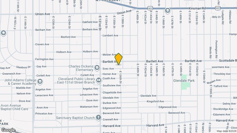 13509 Svec Ave Map and Location Details