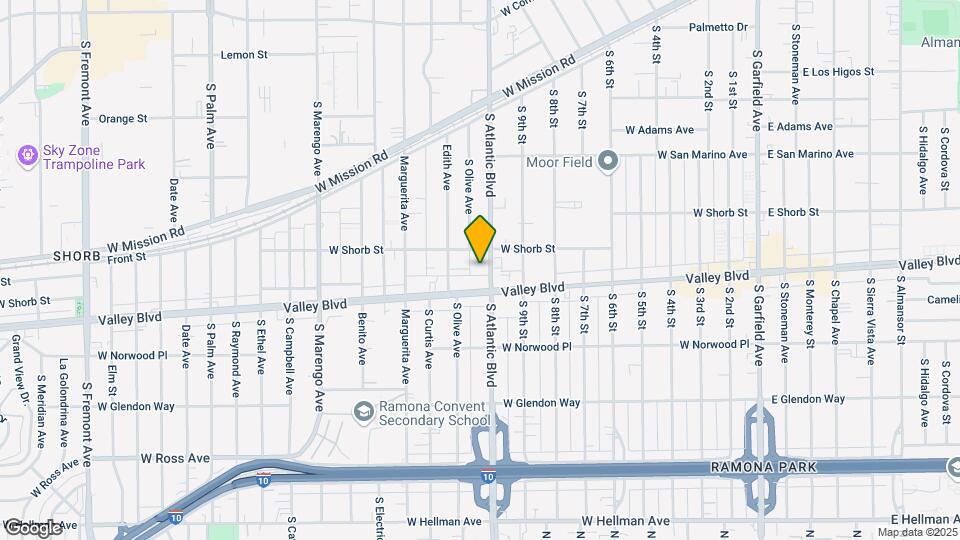 1221 S Atlantic Blvd Map and Location Details