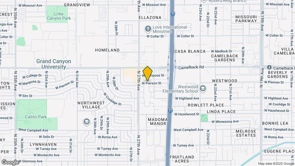2638 W Pierson St Map and Location Details