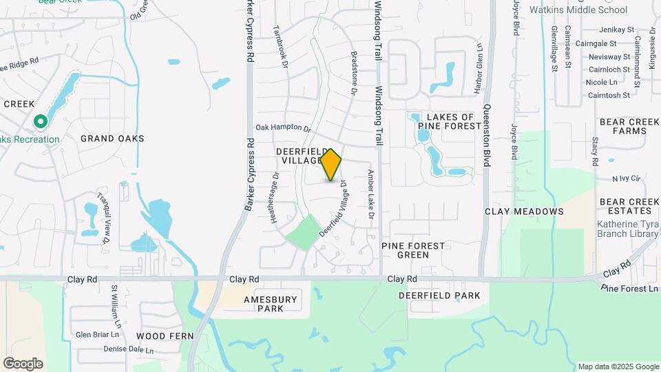 18111 Shireoak Dr Map and Location Details
