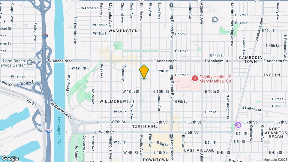 1106 Pacific Avenue-Unit -1 Map and Location Details