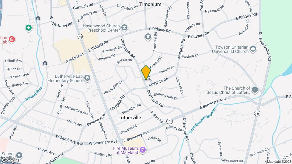 1603 Charmuth Rd Map and Location Details