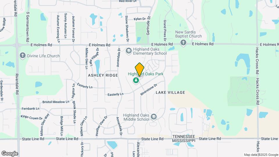 7518 Glen Laurel Way Map and Location Details