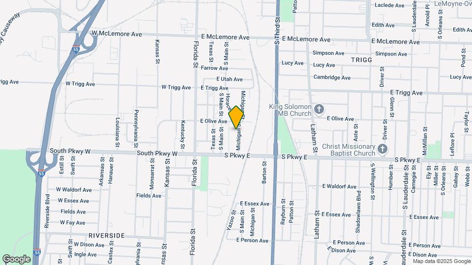1393 Michigan St Map and Location Details