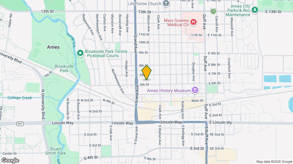 609 6th St, Unit 2 Map and Location Details