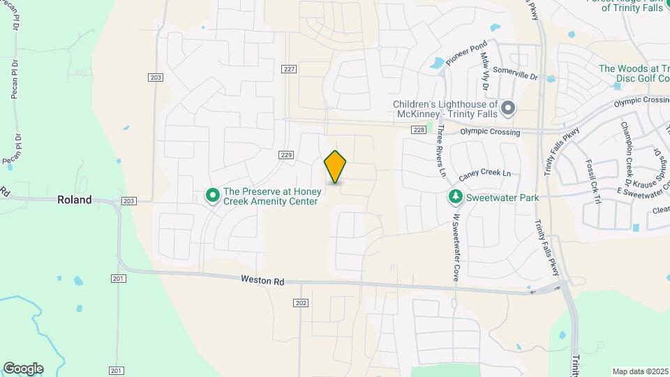 7709 Rutherford Ln Map and Location Details