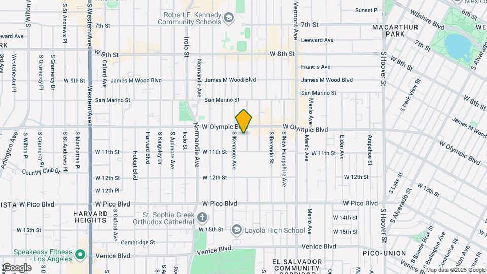 1025 Dewey Ave Map and Location Details