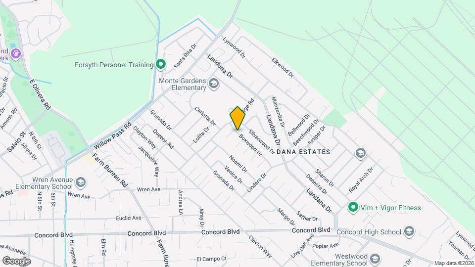 1813 Boxwood Dr Map and Location Details