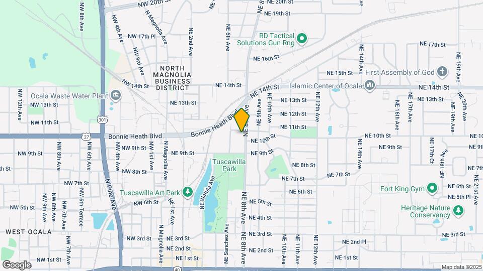 1014 NE 8th Ave Map and Location Details