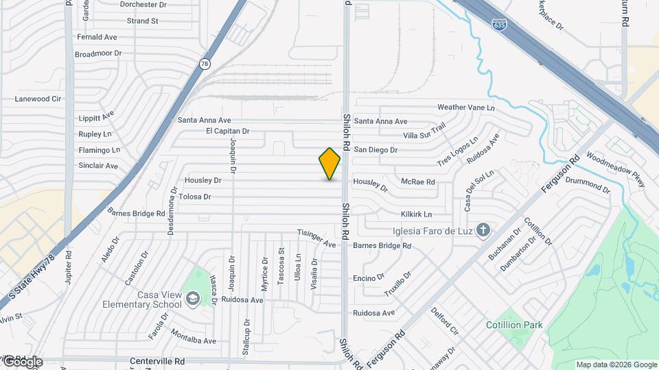 2814 Housley Dr Map and Location Details