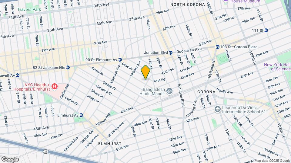 93-09 Lamont Ave Mapa y Detalles de la Ubicación