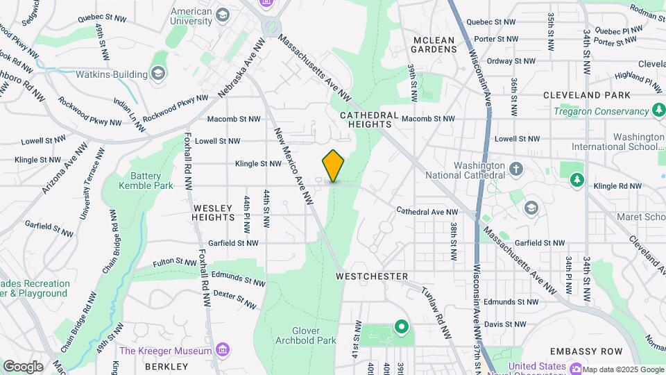 4200 Cathedral Ave NW Map and Location Details