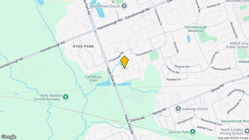 Gorgeous 5 Bedroom in London North for Rent! Finished Bsmt * 4 Bath * Sept 2026 Map and Location Details