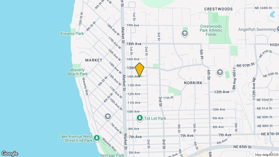 127 14th Ave, Unit Apartment A Map and Location Details