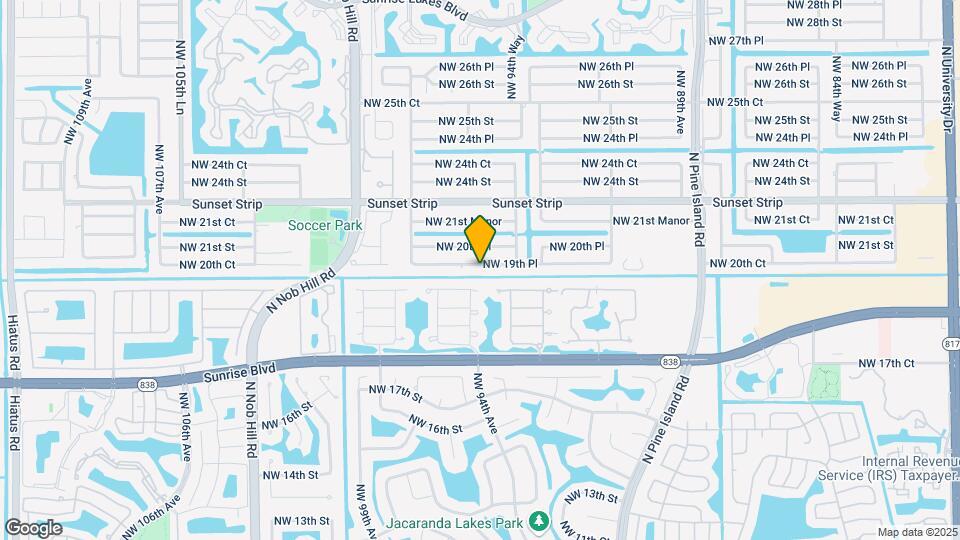 9558 NW 19th Pl Map and Location Details