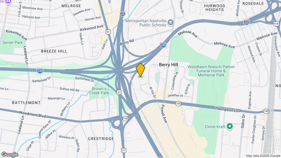 2910 Berry Hill Dr Map and Location Details