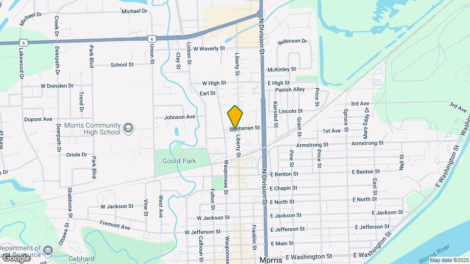 1034 Liberty St Map and Location Details