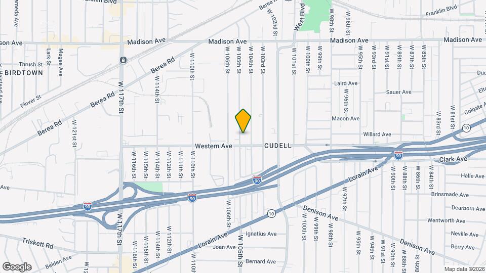 2217 W 105th St Map and Location Details