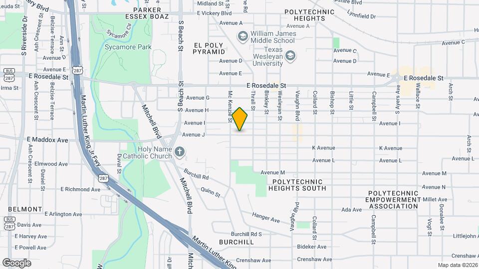 2839 Avenue J Map and Location Details