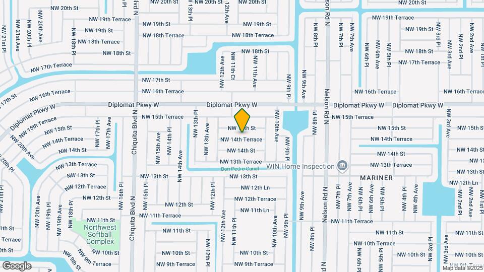 1117 NW 14th Terrace Map and Location Details