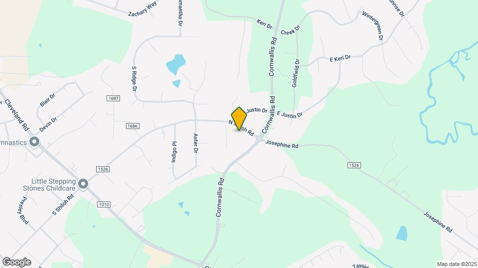 2555 N Shiloh Rd Map and Location Details