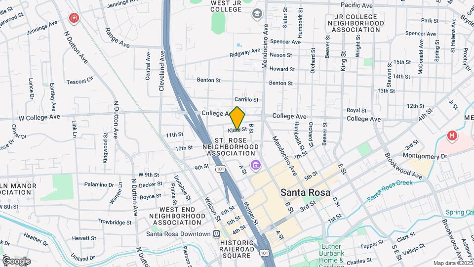 424 Klute St Map and Location Details