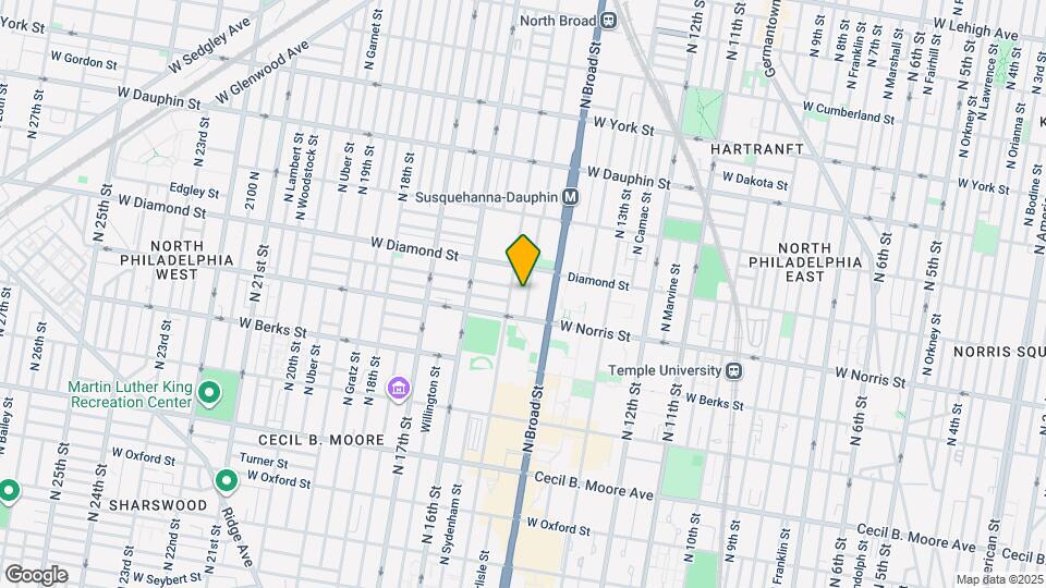 2032 N Carlisle St Map and Location Details