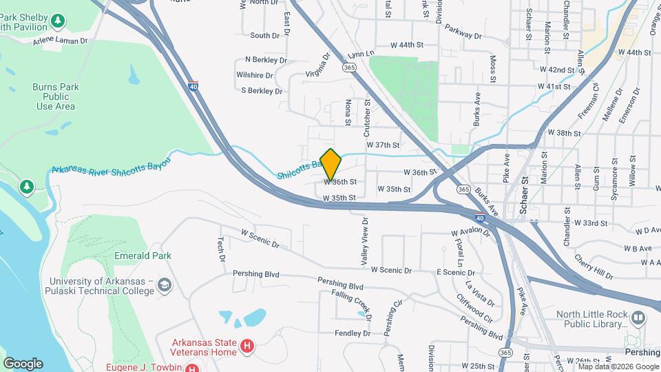 1812 W 36th St Map and Location Details