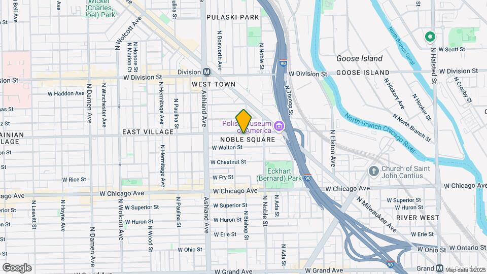 1441 W Augusta Blvd Map and Location Details