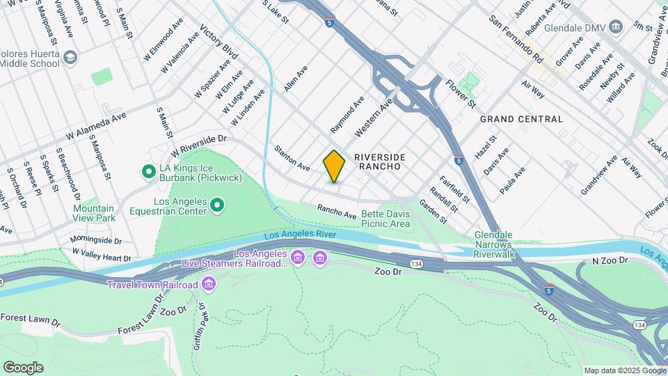 1639 Riverside Dr Map and Location Details