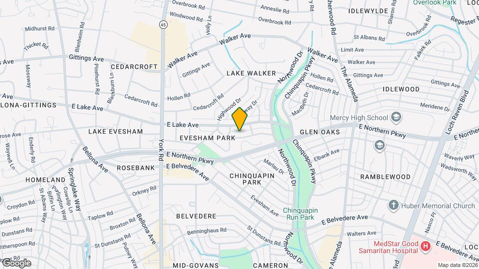 908 Dartmouth Rd Map and Location Details