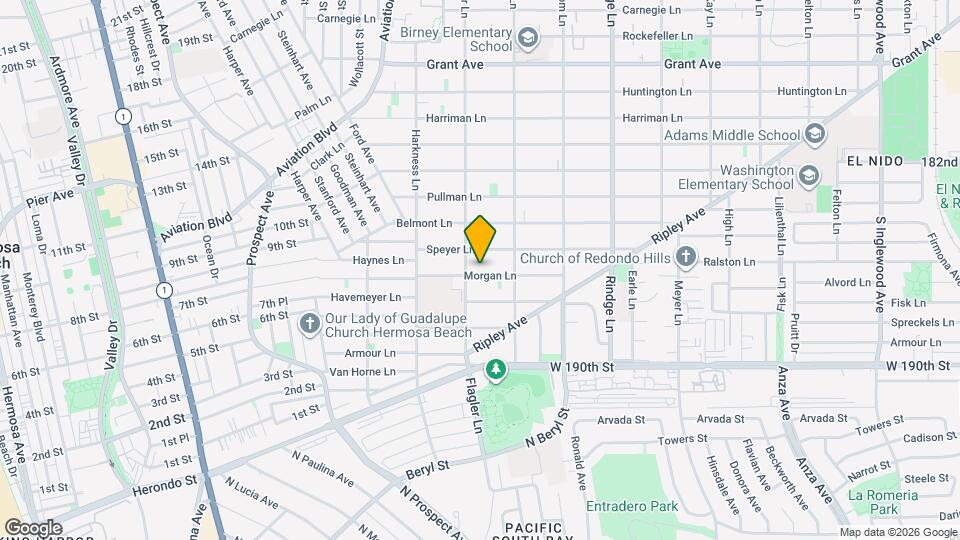 1907 Morgan Ln, Unit C Map and Location Details