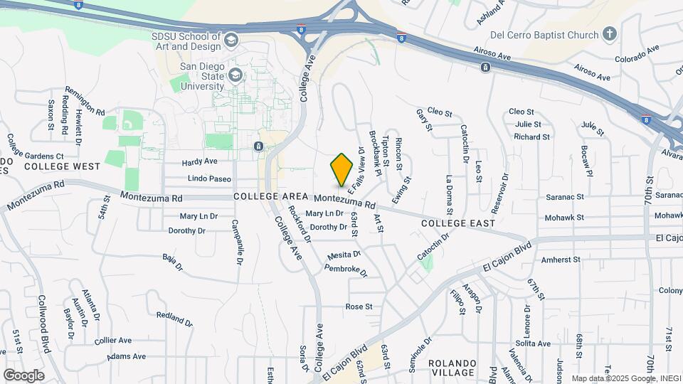 6246 Montezuma Rd Mapa y Detalles de la Ubicación