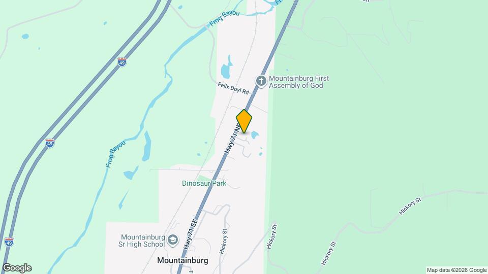 SavannahPark of Mountainburg Map and Location Details