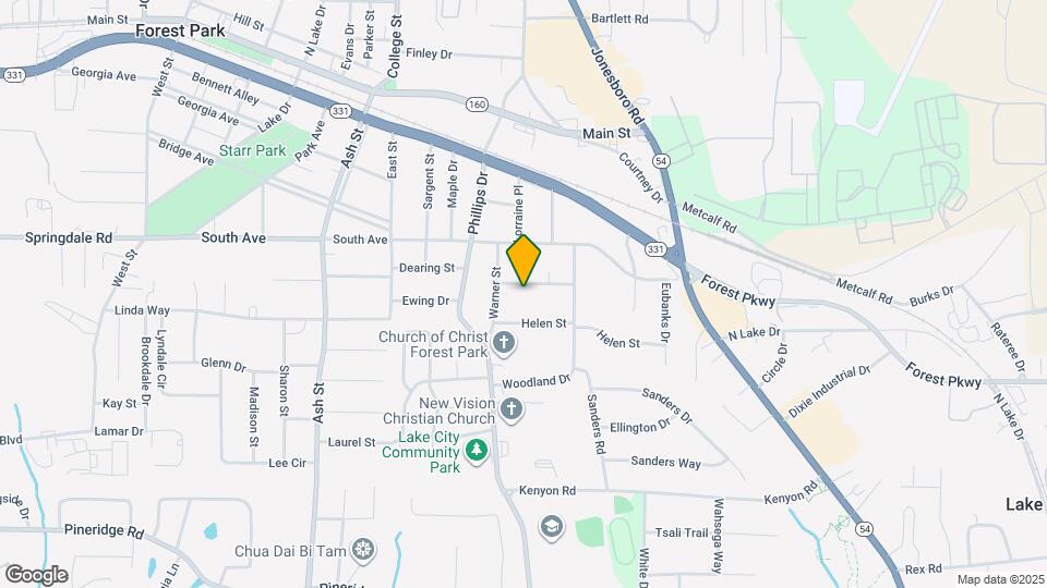 1057 Woodland Way Map and Location Details