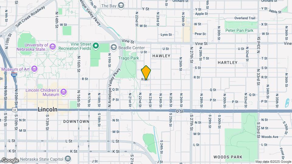 2225 R St Map and Location Details