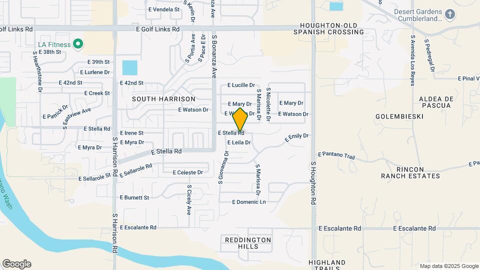 10002 E Stella Rd Map and Location Details